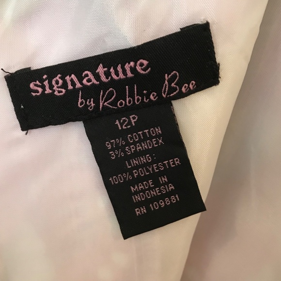 ROBBIE BEE Floral Midi Dress Fit & Flare Sleeveless Cotton Pink Women’s Size 12 - Picture 11 of 16